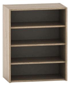 Biblioteca TEMPO ASISTENT NEW 013, stejar sonoma, PAL, 57x34x71 cm