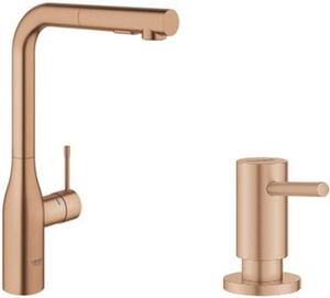 Set baterie bucătărie Grohe Essence 30270DL0, dozator de lichid Grohe Cosmopolitan 40535DL0