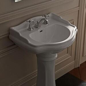 Kerasan Retro lavoar 55x46.5 cm semicircular clasică alb luciu 104501