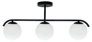 Lustră pe tijă AMADEO 3xE14/40W/230V negru