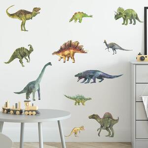 Impresi Autocolant pentru camera copilului Dinosaurs - 60x30 cm