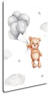 Impresi Obraz Bear with balloons - 20 x 30 cm