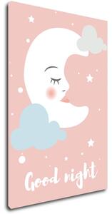 Impresi Obraz Good night pink moon - 20 x 30 cm