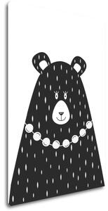 Impresi Obraz Black and white bear - 20 x 30 cm