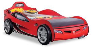 Pat masina Coupe-rosu, colectia Champion Racer 90x190 Cm