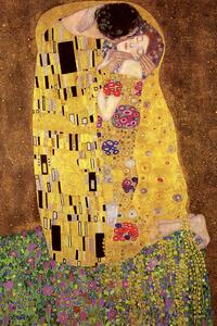 Poster Gustav Klimt - Sărutul, (61 x 91.5 cm)