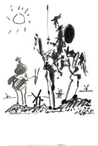 Imprimare de artă Don Quichotte, Pablo Picasso