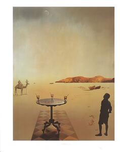 Sun table, 1936 Reproducere, Salvador Dalí, (24 x 30 cm)
