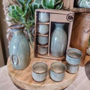 Set Sake cu 5 piese din ceramica - modele diverse