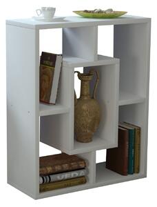 Biblioteca Ovis, alb, PAL melaminat, 51x22x64 cm