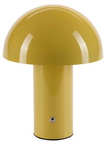 Cozy Living - Glossy Mushroom LED Veioză H21,5 Yellow Cozy Living