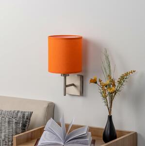 BRILAGI - Aplica de perete LED NUBILA 1xE27/60W/230V crom mat/portocaliu