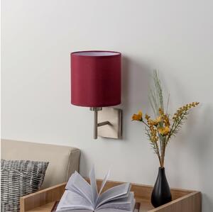 BRILAGI-LED Aplica de perete NUBILA 1xE27/60W/230V crom mat/roșu pompeian