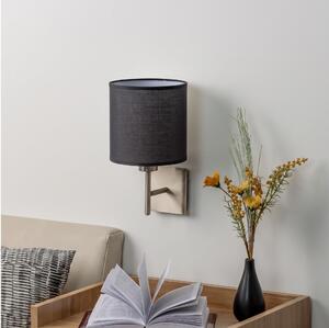 BRILAGI - LED aplică de perete NUBILA 1xE27/60W/230V crom mat/negru
