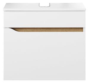 Dulap fără chiuvetă alb scund/suspendat 60x53 cm Set 857 – Pelipal