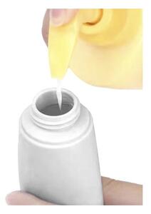Set recipiente cosmetice de calatorie, 10 elemente, trusa cu 4 sticlute 100 ml, 3 recipiente 20 ml, 2 huse periute dinti