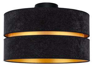 Plafonieră Duolla DUO 1xE27/40W/230V d. 40 cm negru/auriu