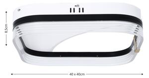 Brilagi - Plafonieră LED dimabilă SIRELI LED/56W/230V 3000-6000K 40x40 cm + telecomandă