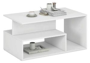 Masuta cafea IVA, alb, PAL laminat, 90x51x43 cm