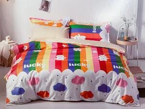 Lenjerie de pat pentru copii, LUCKY BUNNY multicolor