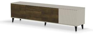 Comoda TV RANDOM 2 RTV-3, casmir/nuc/negru, PAL furniruit, 200x40x52 c