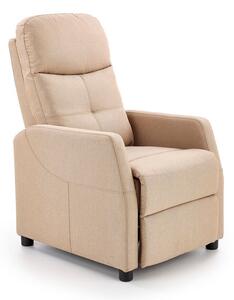 Fotoliu recliner Houston 597, Bej, Tapiterie, 76x64x84cm, 27.5 kg