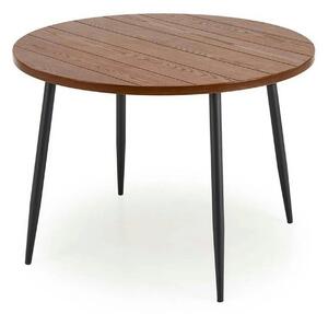 Masa BARRY, nuc/negru, 105x75 cm