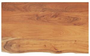 Blat de baie, 90x60x2,5 cm, dreptunghiular, lemn masiv acacia