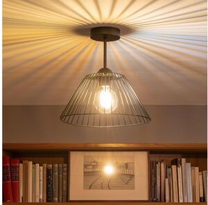Brilagi - Plafonieră LED aplicată CERIA WIRE 1xE27/60W/230V diam. 30 cm neagră