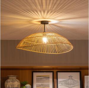 Brilagi - Lustru LED aplicat CERIA BOHO 1xE27/60W/230V, diam. 70 cm, negru/maro