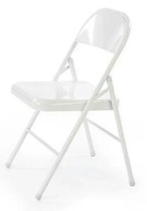 Scaun K565, alb, metal, 46x47x75 cm