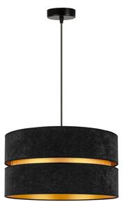 Lustră pe cablu Duolla DUO 1xE27/15W/230V d. 40 cm negru/auriu