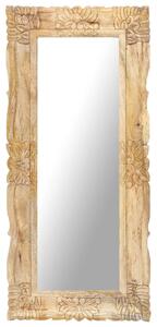 Oglindă 110x50 cm, lemn masiv de mango