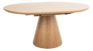 Masa rotunda extensibila living ANGEL II, stejar, 120/160x120x75 cm