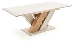 Masa moderna bucatarie BRANDON, casmir/stejar, PAL laminat, 160/200x90