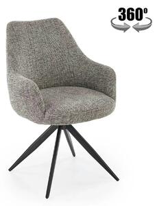 Scaun K564, gri/negru, stofa clasica/metal, 60x63x87 cm