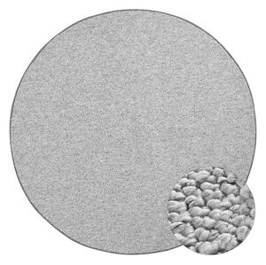 Covor gri rotund ø 200 cm Wolly – BT Carpet