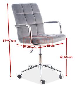Scaun ergonomic de birou copii Q-022, 45X40X87/97