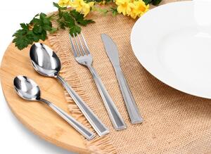 SET DE TACIMURI INOX PENTRU 6 PERSOANE - ARGINTIU