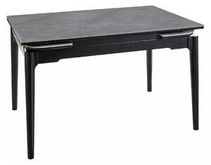 Masa extensibila SENTO, gri cu efect de marmura, ceramica/lemn, 120/18