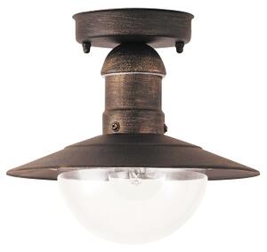 Plafonieră pentru exterior MOLDE 1xE27/60W IP44 bronz/patină - Brilagi