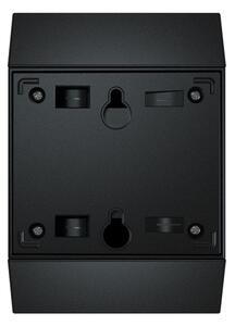Aplică solară de perete cu senzor, LED 2,5 W / 3,7 V, IP65, 1200 mAh, negru