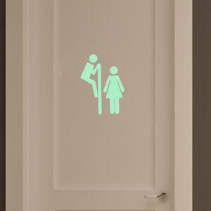 Sticker perete Glow in the Dark Toilet