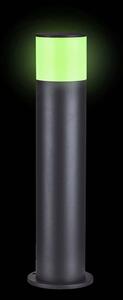 Nedis ZBLOP10RGBW - Lampă LED RGBW pentru exterior, dimabilă, 10 W, 230 V, IP65, Wi-Fi Tuya, neagră