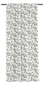 Draperie albă/verde din bumbac satinat 110x250 cm Santa Likes Mistletoe – Butter Kings