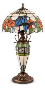 Brilagi - Lampă de masă Tiffany din vitralii JUNGLE 1xE27/60W/230V + 1xE14/40W