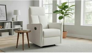Fotoliu recliner NIKOS, stofa clasica bej deschis - Brego 22, 72x86/15