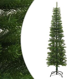 Brad de Crăciun artificial subțire cu suport, 180 cm, PE