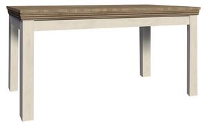 KONDELA Masă extensibilă pentru dining, pin nordic/stejar sălbatic, 160-203x90 cm, ROYAL ST