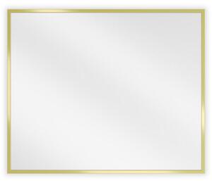 Mexen Loft, oglinda baie dreptunghiulara 60 x 50 cm, culoare rama auriu lucios, 9852-060-050-000-50